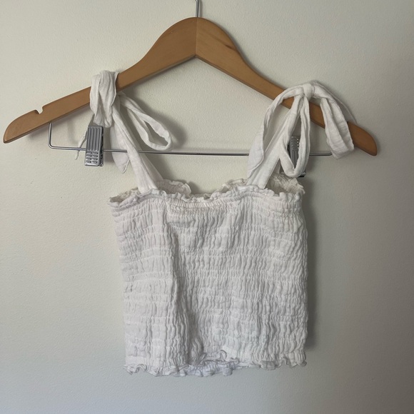 Abercrombie Smocked Tank with ties, XS - Picture 3 of 3